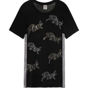 ISO pink bling tee